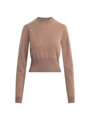 THE ELENA LONG SLEEVE TOP, Colour: mocha, Season: fall 2025, Size: M