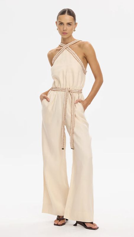 Freya Jumpsuit Cream