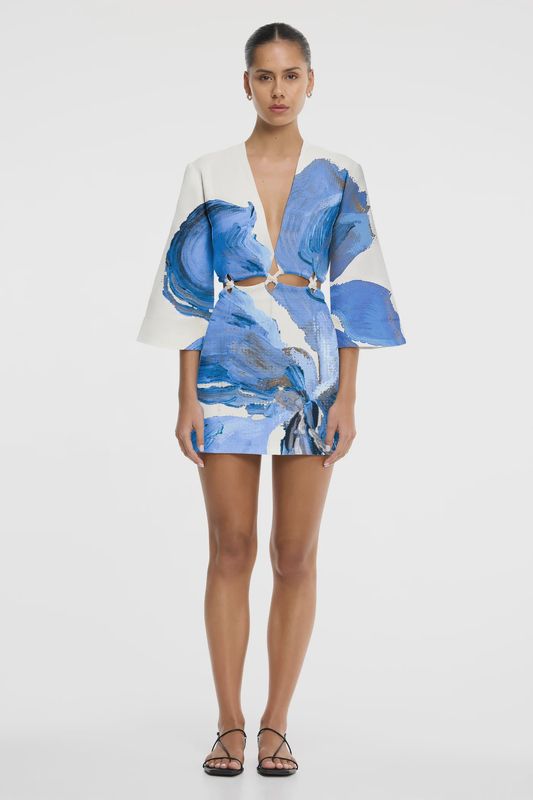 Rumi Mini Dress Spliced Bloom