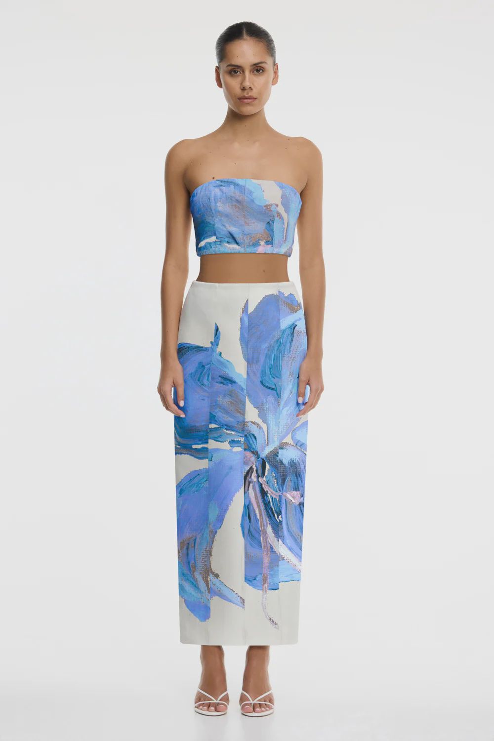 Rumi Midi Skirt Spliced, Size: US2