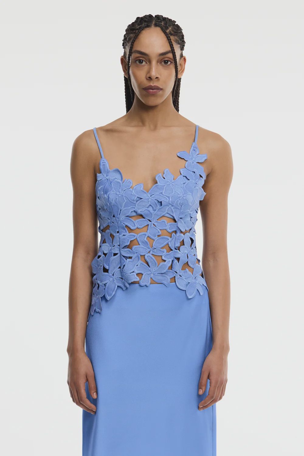 Idette Top Cornflower, Size: US2