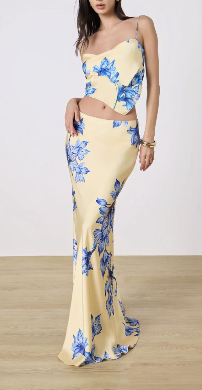 Maxi Skirt Yellow, Size: XS