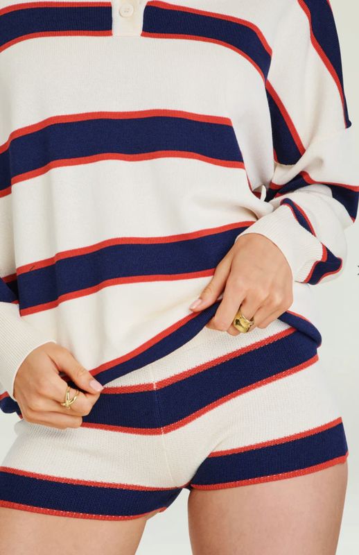 Taby Sweater Eggshell Stripe EGTSP