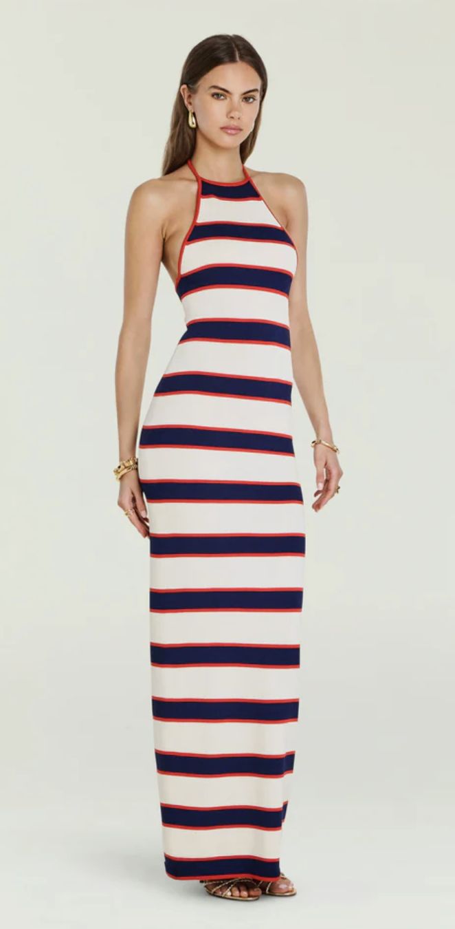 Arrabella Dress Eggshell Stripe EGTSP, Size: XS