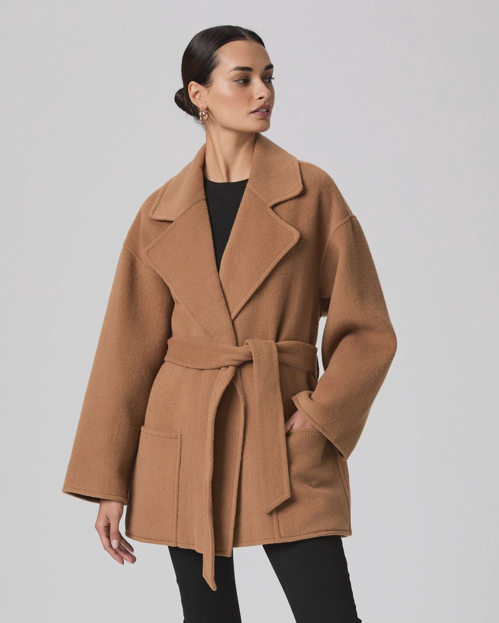 Connery Coat / Camel, Size: XS