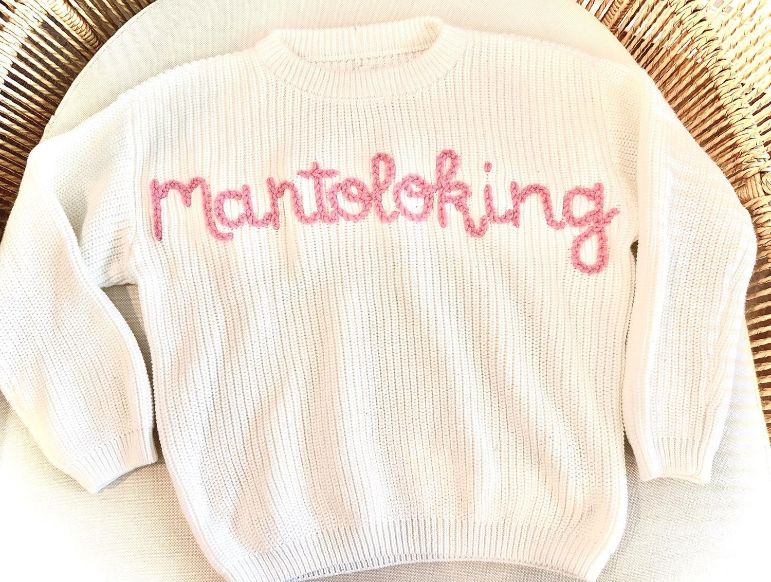 Mantoloking Pink Sweater