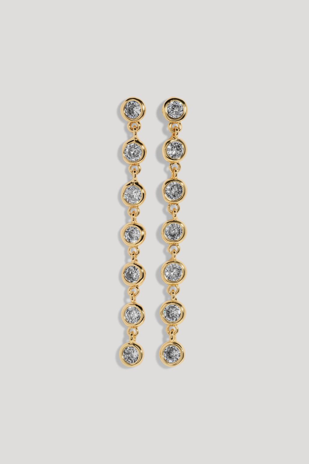 Short Cici Bezel Dusters, Color: Gold
