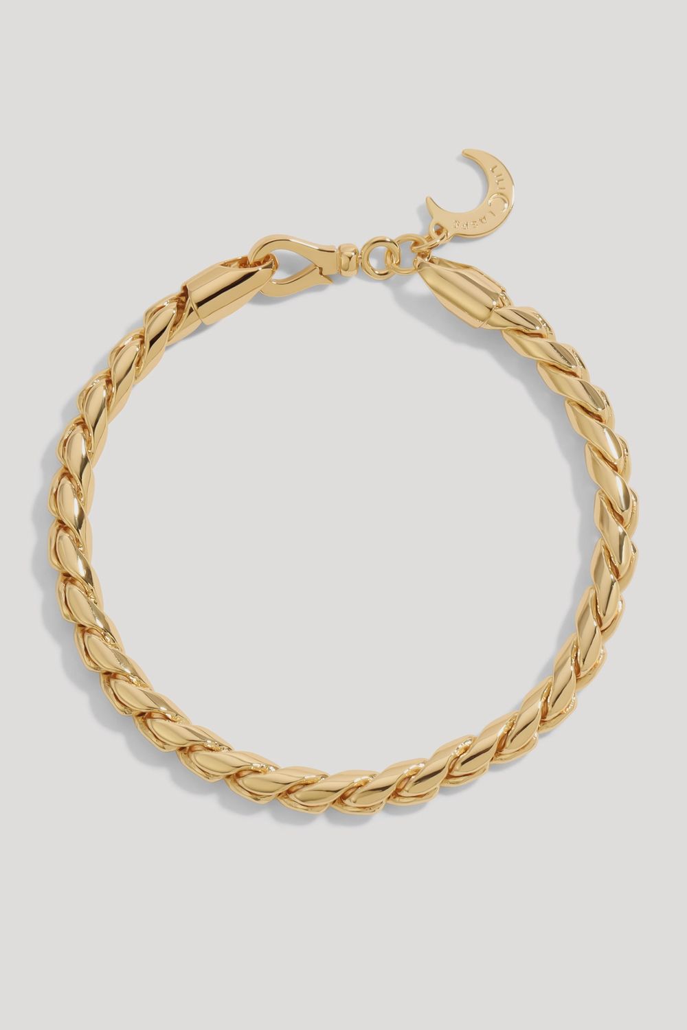 Medium Bruna Bracelet 6.5", Color: Gold