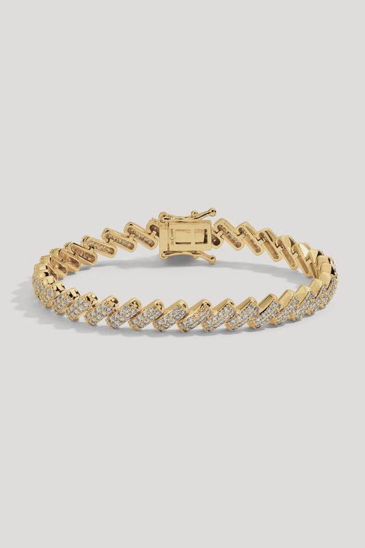 Lyra Pave Bracelet 6.5"