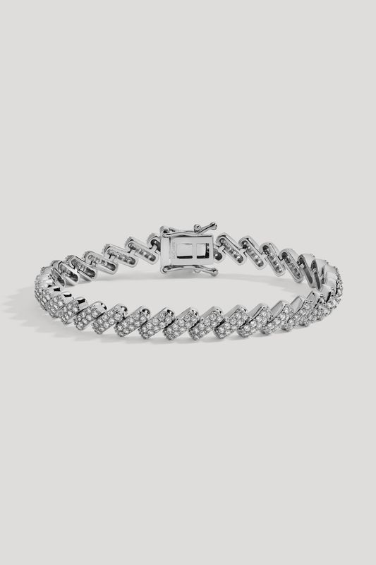 Lyra Pave Bracelet 6.5"