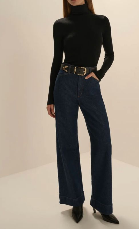 Amelia Long Sleeve Top BLACK