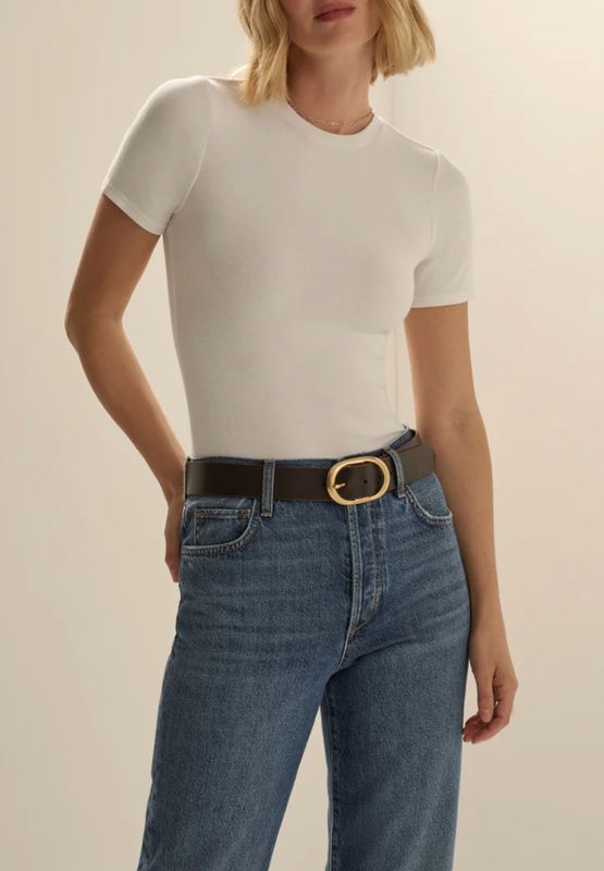 The Heritage Baby Tee WHITE