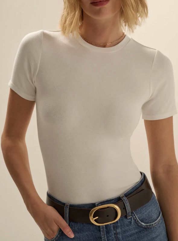 The Heritage Baby Tee WHITE