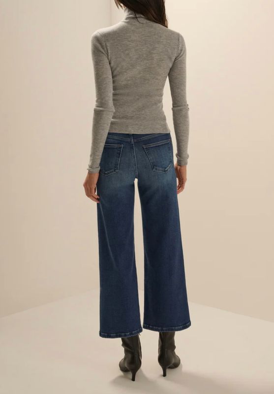 The Ruby High Rise Wide Leg Straight SANTA FE