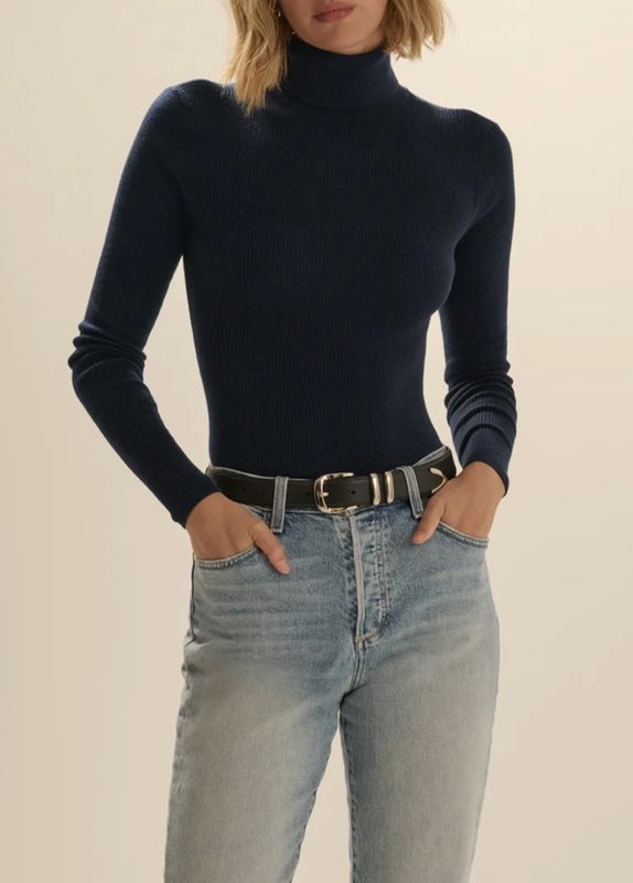 Amelia Long Sleeve Top NAVY