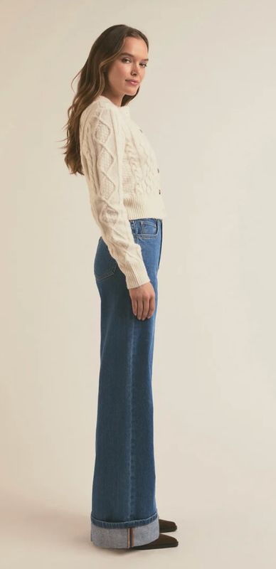 The Eleanor Cardigan WHITE FROTH
