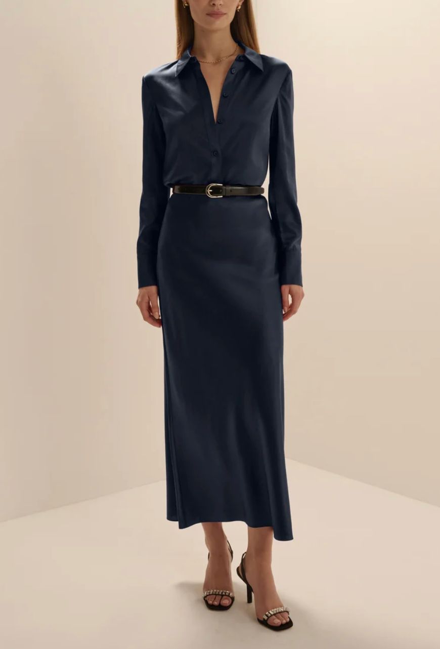 The Favorite Skirt NAVY, Size: XS
