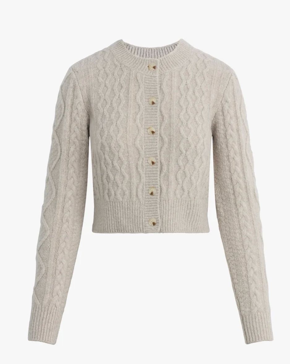 The Eleanor Cardigan Basmati, Size: XS