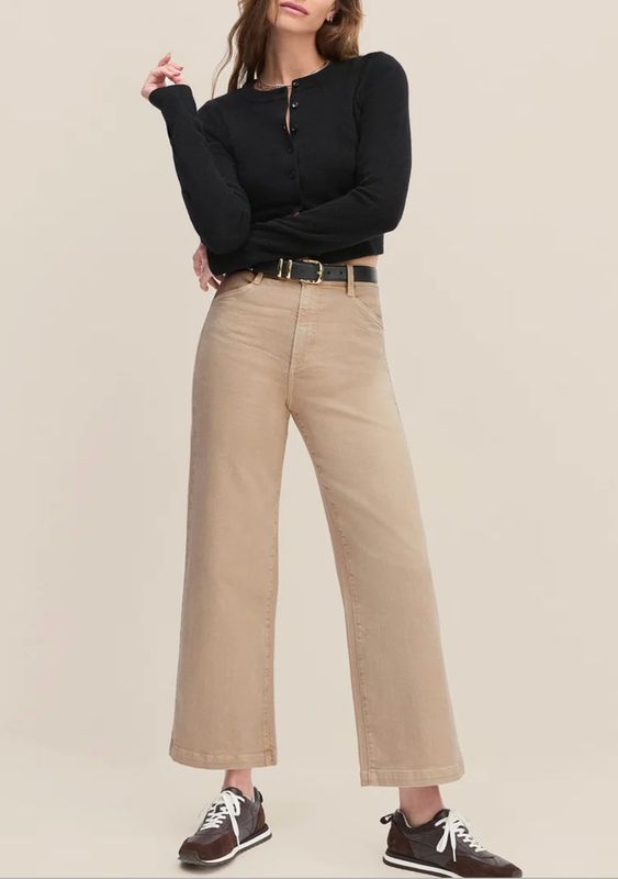 The Cropped Rebecca Cardigan Black