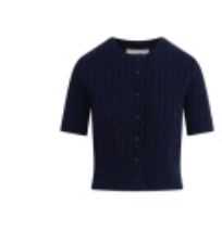 The Cafe Cardigan, Color: Navy, Size: XS