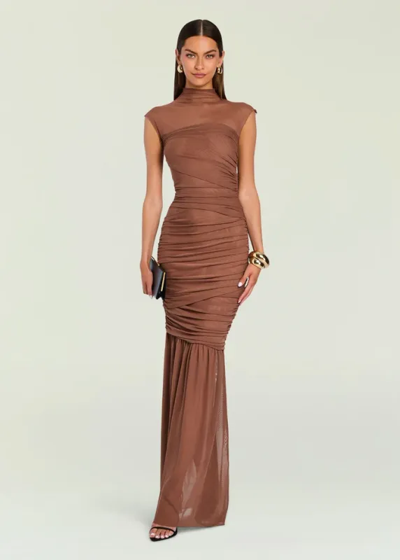 Rosie Dress COCOA BROWN