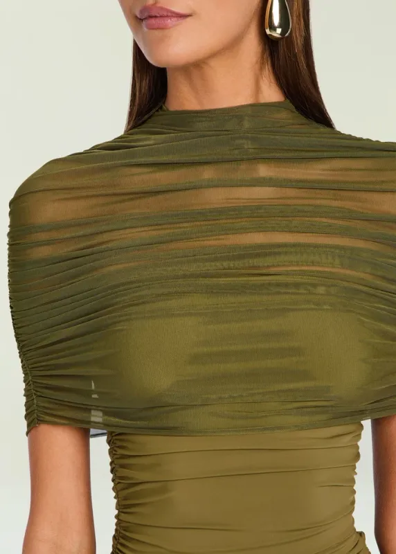 Roberta Mesh Dress OLIVEWOOD