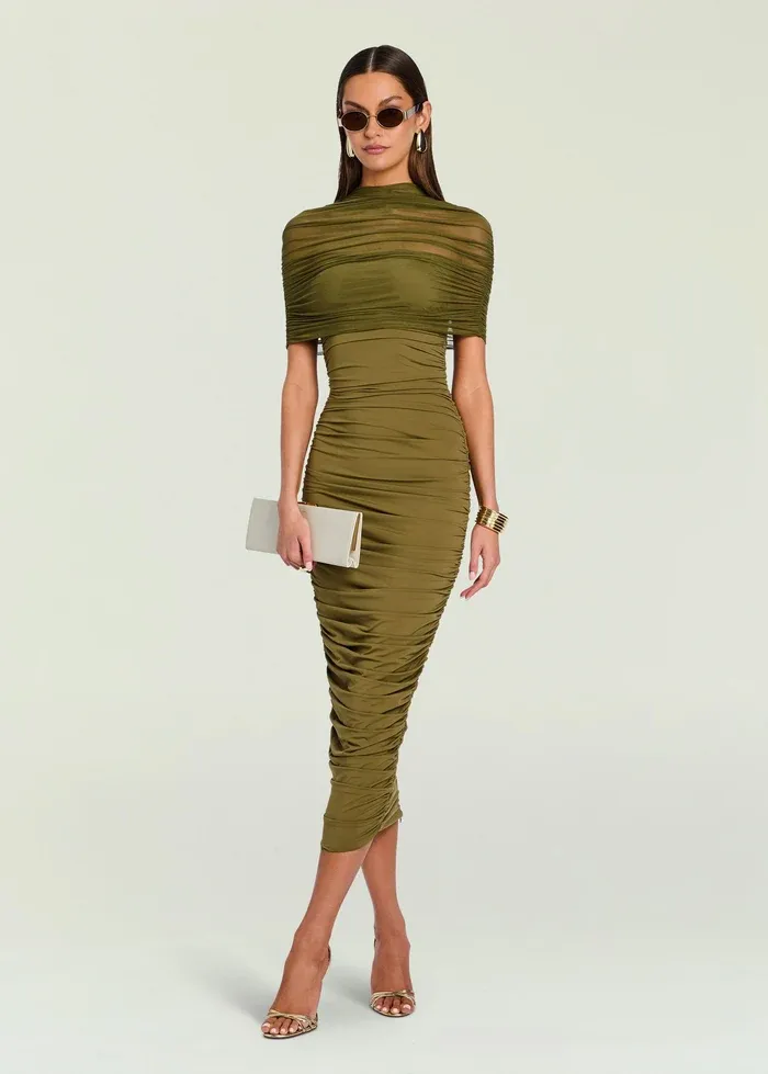 Roberta Mesh Dress OLIVEWOOD, Size: XS