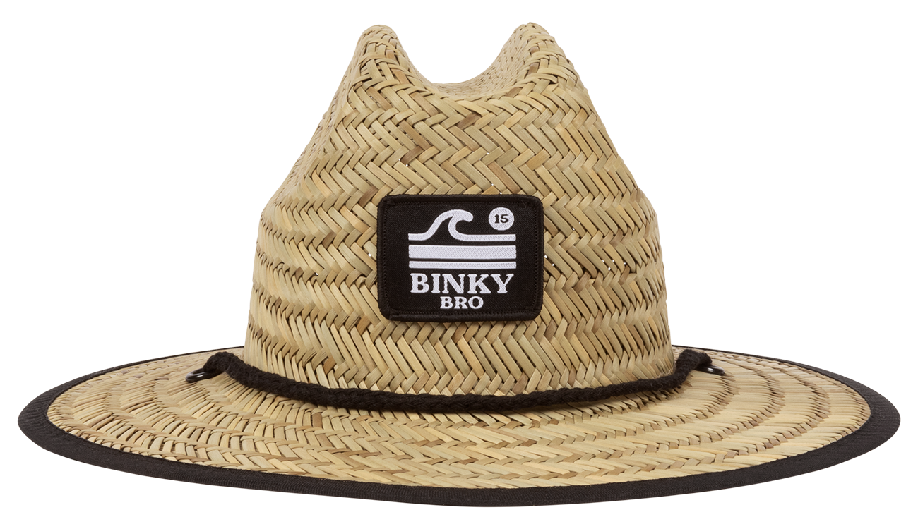 Kids Straw Sun Hat Barney Patrol (Retro)