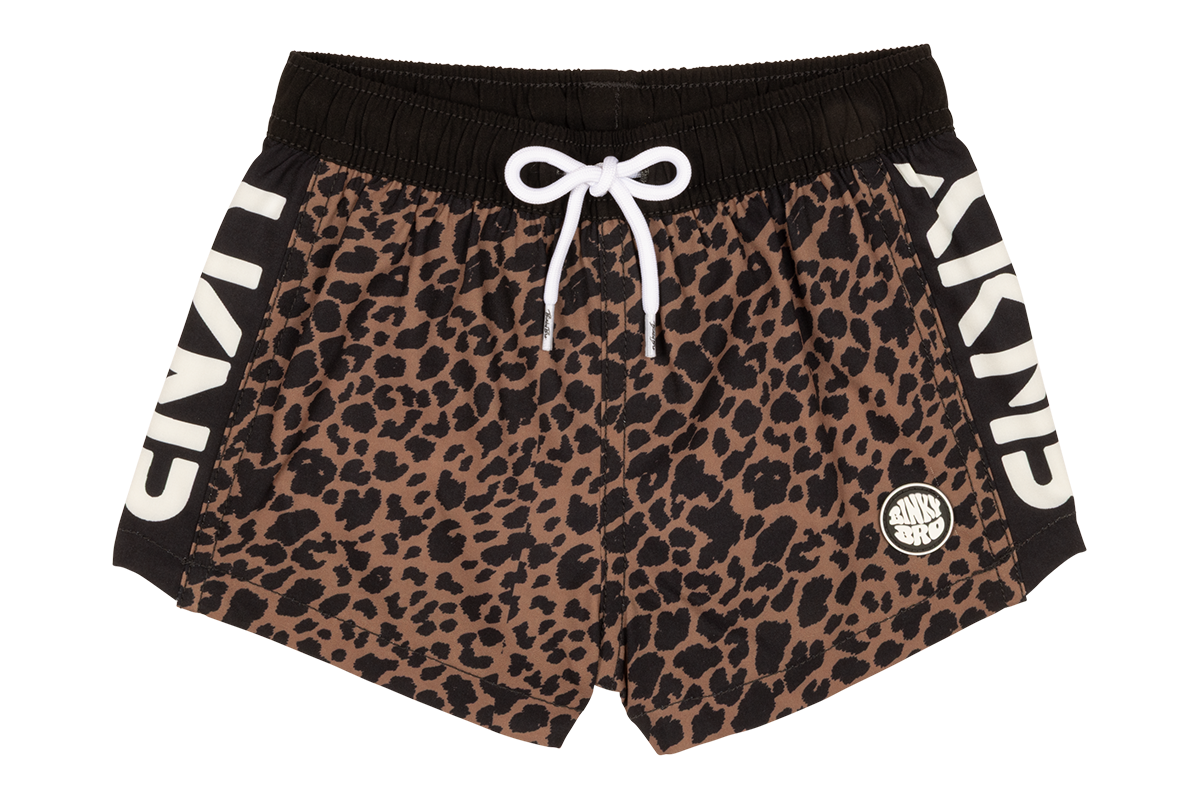 Kids Swimsuit Stamped Leopard