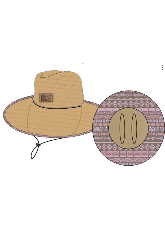Kids Straw Sun Hat Barney Patrol - Zonked
