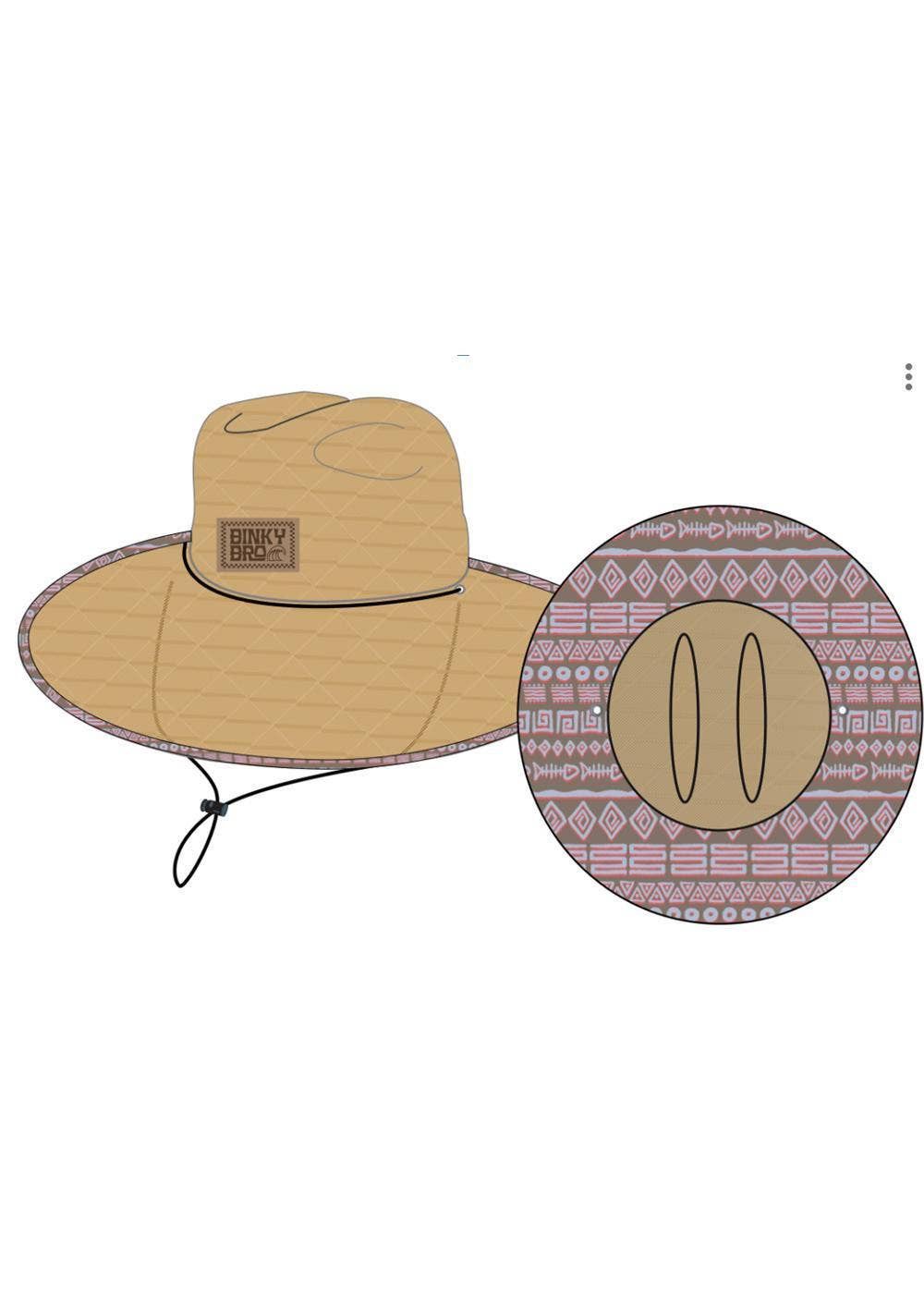 Kids Straw Sun Hat Barney Patrol - Zonked, Color: Natural Straw, Size: 4-12Mo