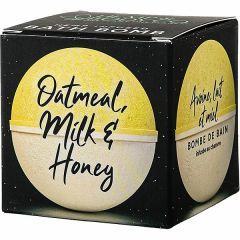 Hemp &amp; Body Co. - Bath Bomb Oatmeal Milk &amp; Honey 110mg