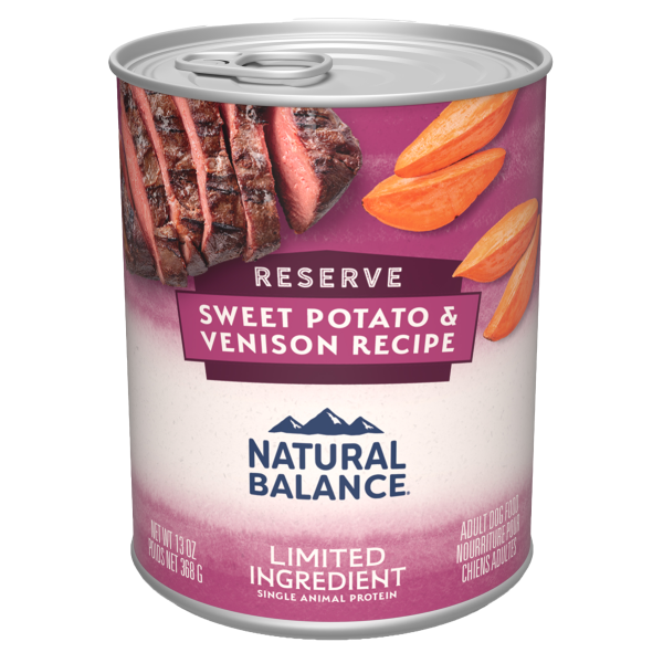 Natural Balance - LID Sweet Potato &amp; Venison Dog 13oz