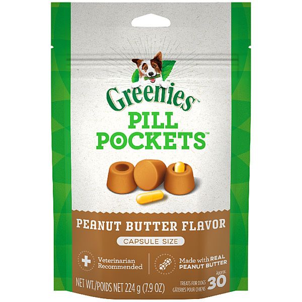 Greenies - Pill Pockets Peanut Butter 30 Capsules Dog 7.9oz