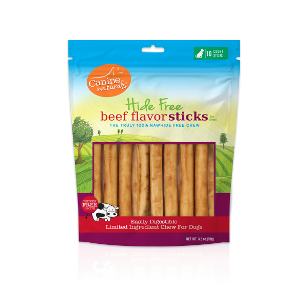 Canine Naturals Hide-Free Beef 7&quot; 5pk