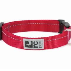 RC Pets - Clip Collar Primary Red Medium 1&quot;