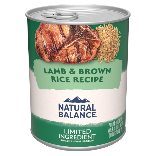 Natural Balance - LID Lamb &amp; Brown Rice Dog 13oz