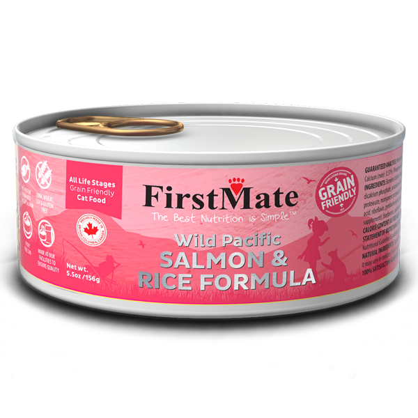 Firstmate - GFriendly Salmon &amp; Rice Cat 5.5oz