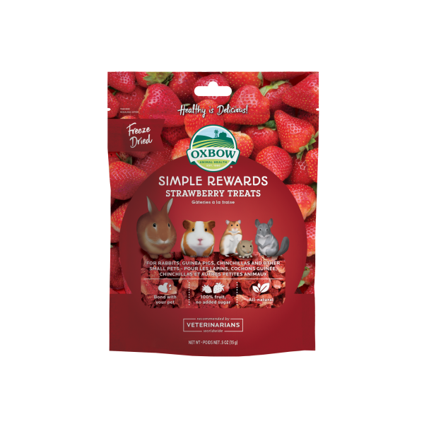 Oxbow - Simple Rewards Strawberry Treats 15g