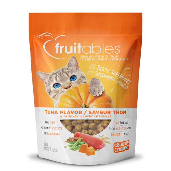 Fruitables - Cat Crunchy Treats Tuna &amp; Pumpkin 70g