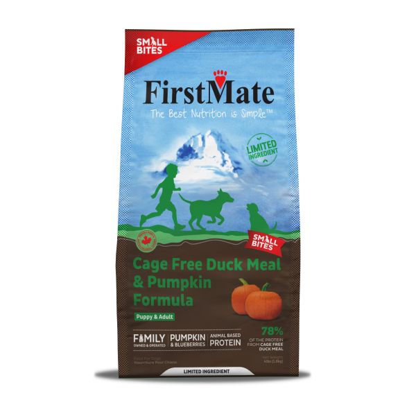 Firstmate - LID GF Cage Free Duck &amp; Pumpkin Small Bites Dog
