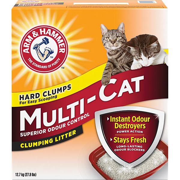 Arm &amp; Hammer - Multi Cat Clumping Litter 12.7kg