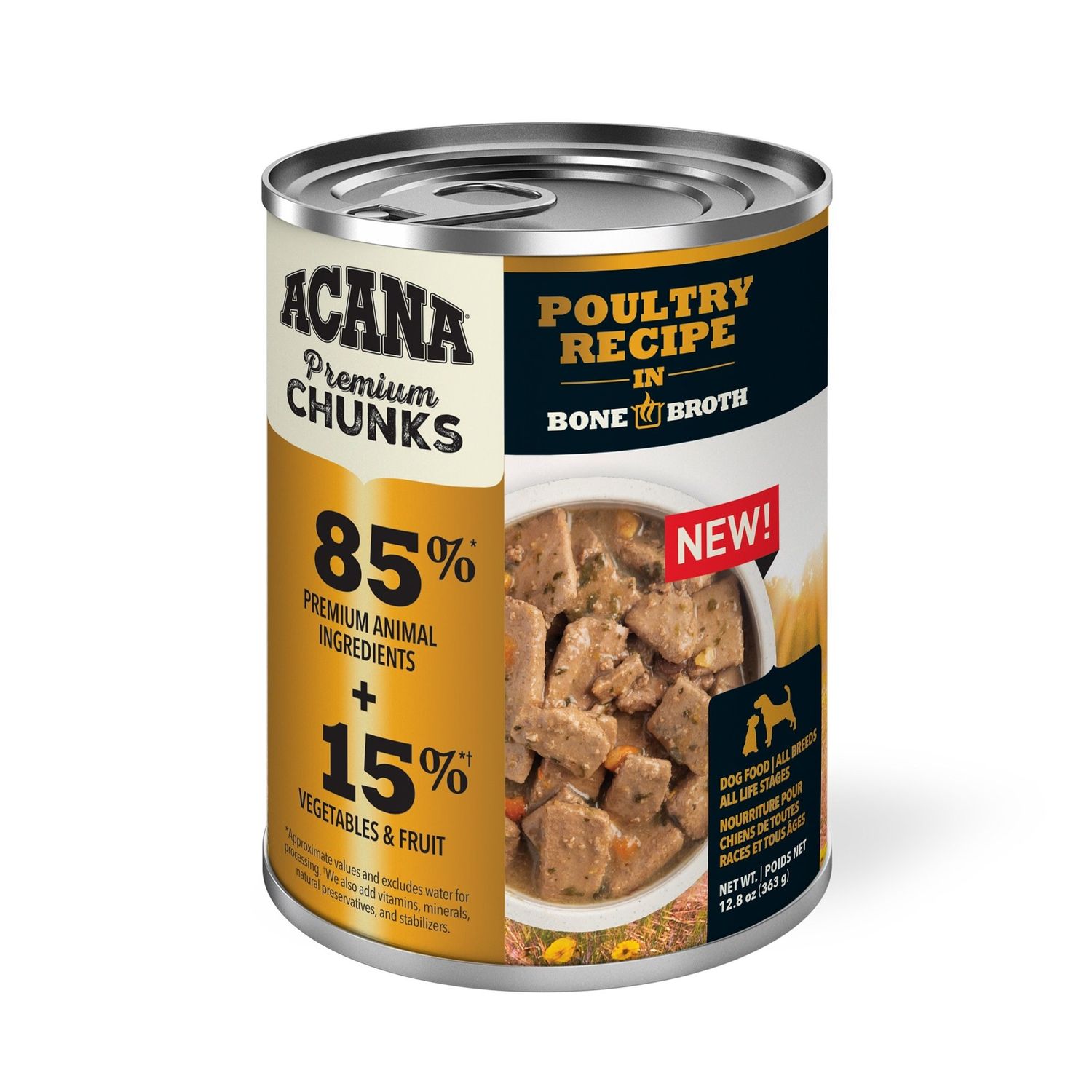Acana - Poultry Recipe Chunks in Broth 363g