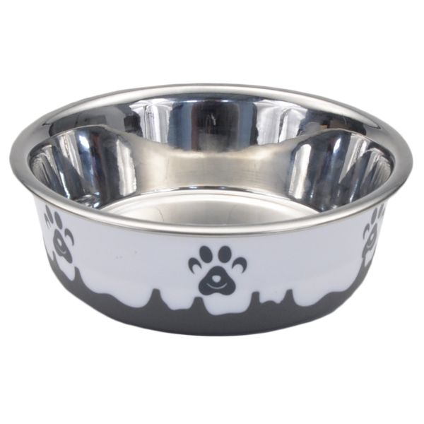 Maslow Design - Bowl Paw Grey/White