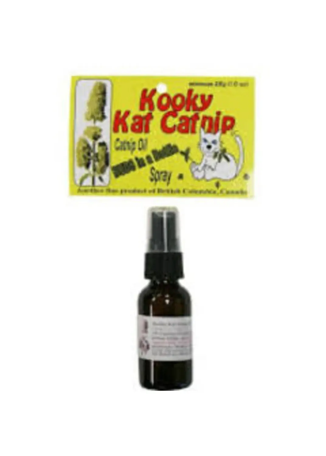 Kooky Kat Catnip - Budz in a Bottle 1% Catnip Oil Spray 28ml