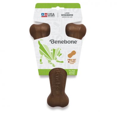 Benebone - Peanut Butter Wishbone Chew Large