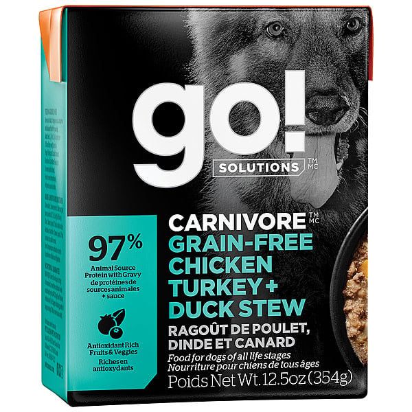 GO! - Carnivore Chicken Turkey Duck Stew Dog 12.5oz