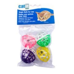 Catit - Krazy Rollers Cat Toy Jingle Balls 4pc