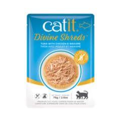 Catit - Devine Shreds Tuna w/ Chicken &amp; Wakame Cat 75g