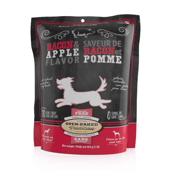 OBT - GF Bacon &amp; Apple Treat Dog 16oz